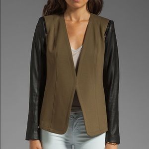 Theory Pryor Yaisa Ponti Blazer in Cactus/Black